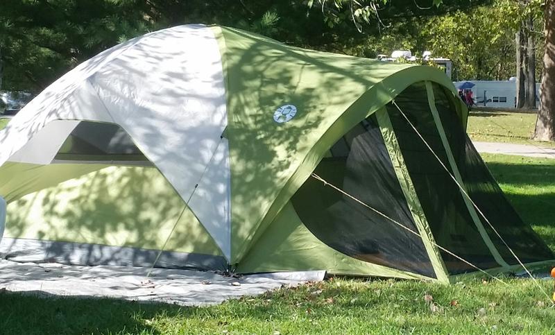 Coleman evanston 8 person tent sale