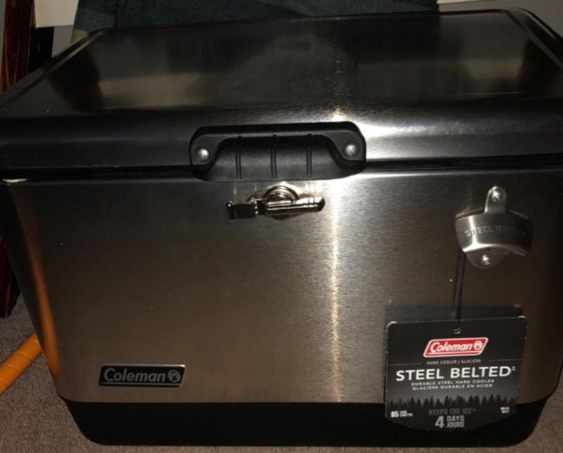 Coleman steel best sale belted cooler review