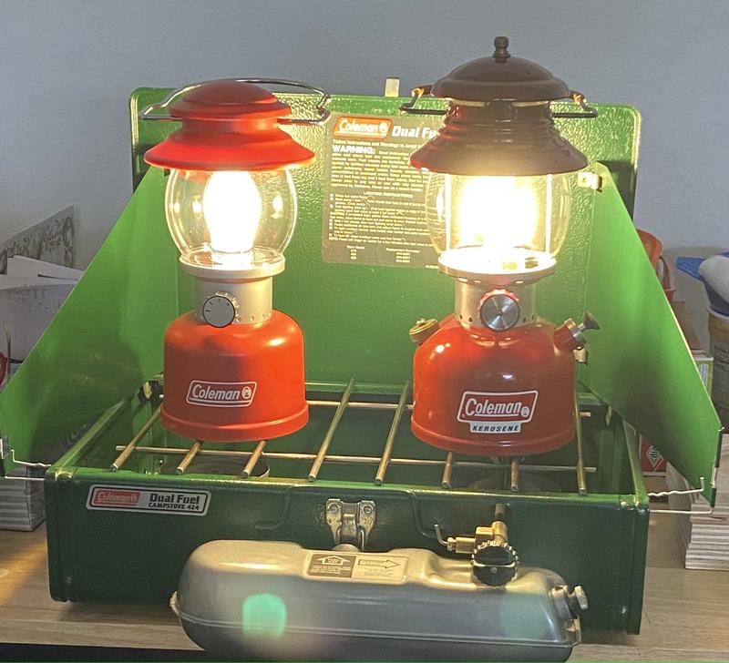 LED on the left vs original gas 200