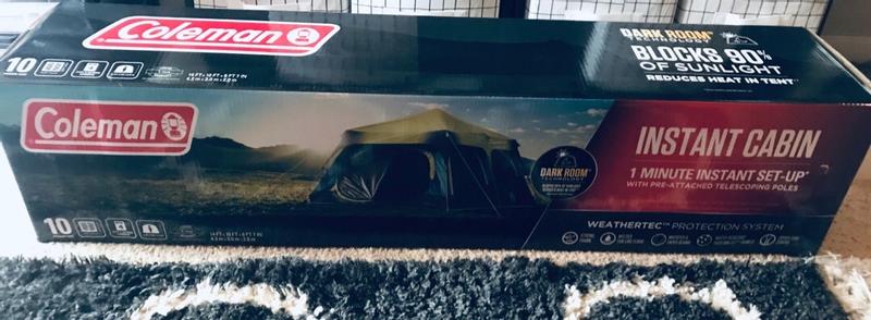 Coleman 10 person on sale instant tent costco