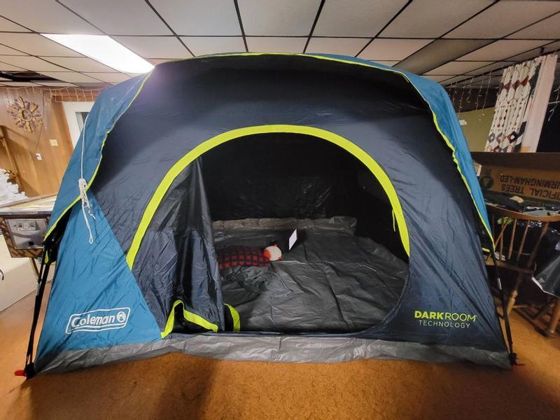 Coleman Easy Setup Dark Room Tent with Sunlight Blocker and Extra