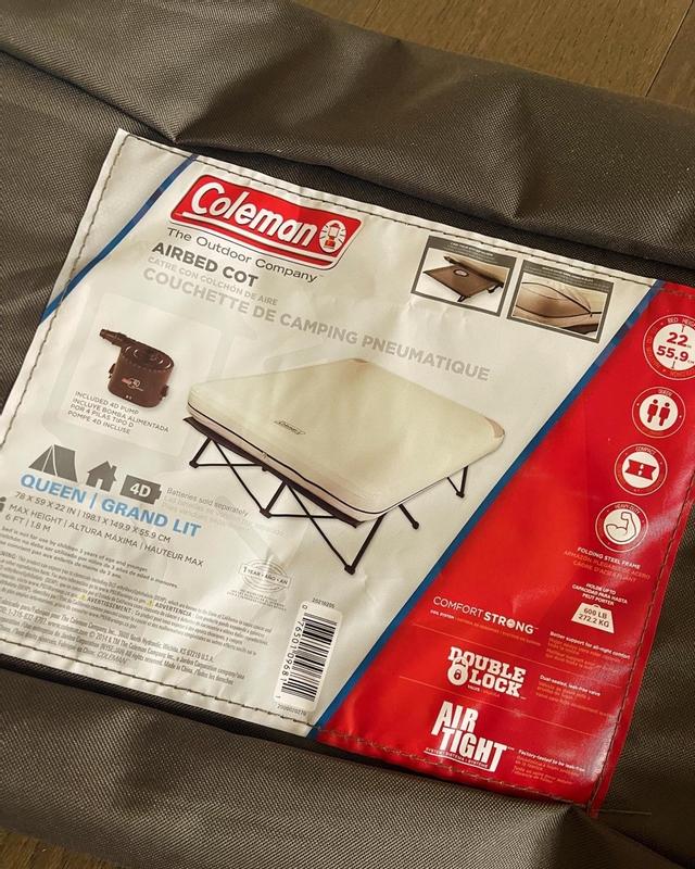 Airbed Cot Queen Coleman