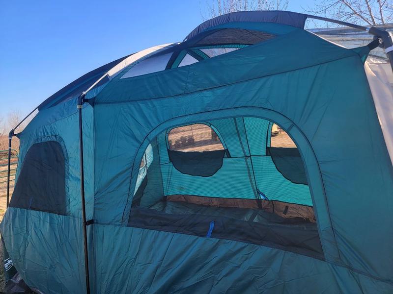 11 Person Cabin Tent with Screen Room 17' x 12