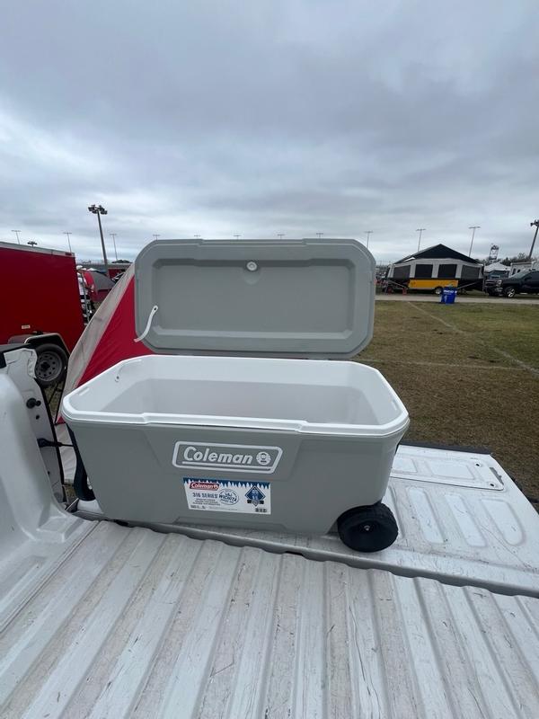 Coleman 316 100qt Wheeled Cooler - Rock Gray