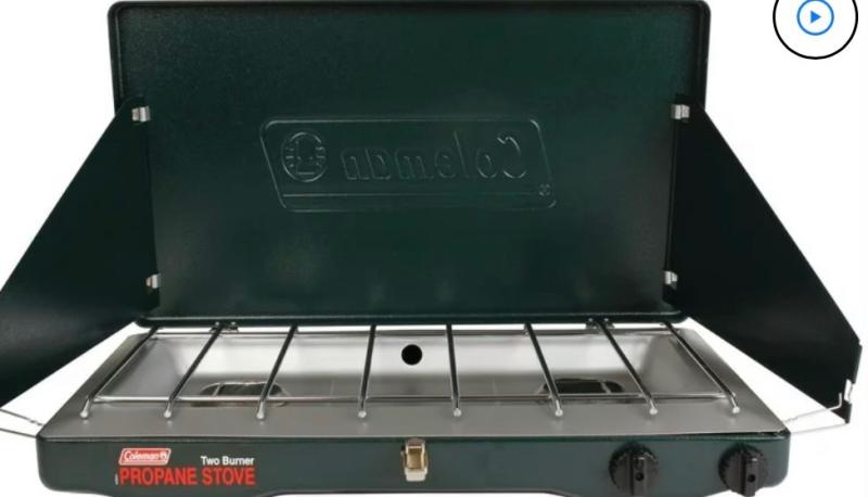 Tabletop Propane Gas Camping Grill/Stove, 2-Burner | Coleman