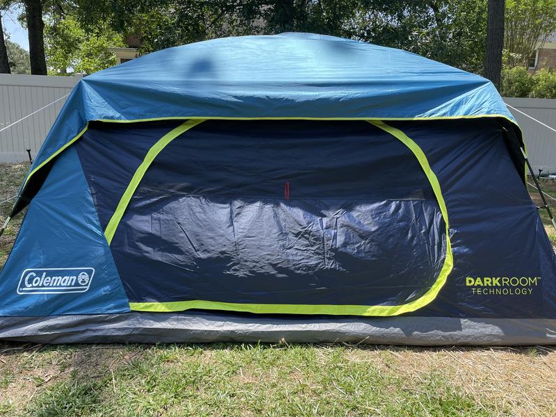 Coleman Skydome Tente de camping 8 personnes avec moustiquaire Gris roche