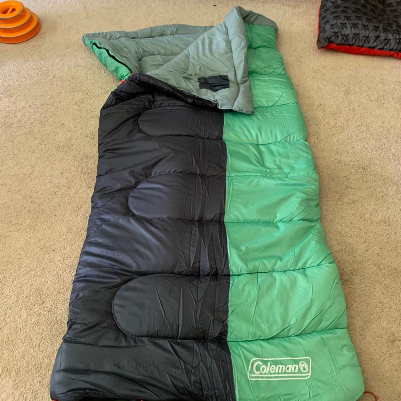 Details about  / Coleman Sleeping Bag40°F Big and Tall Sleeping BagBiscayne Sleeping Bag