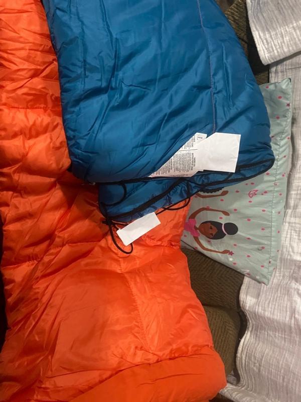 Hotcore-cooper R-7- Lightweight Rectangular Sleeping Bag, Burnt Orange- 7c/ 44f - Smith Army Surplus