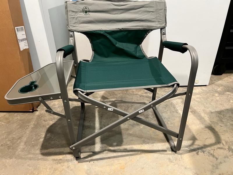 Coleman portable deck chair deals with side table