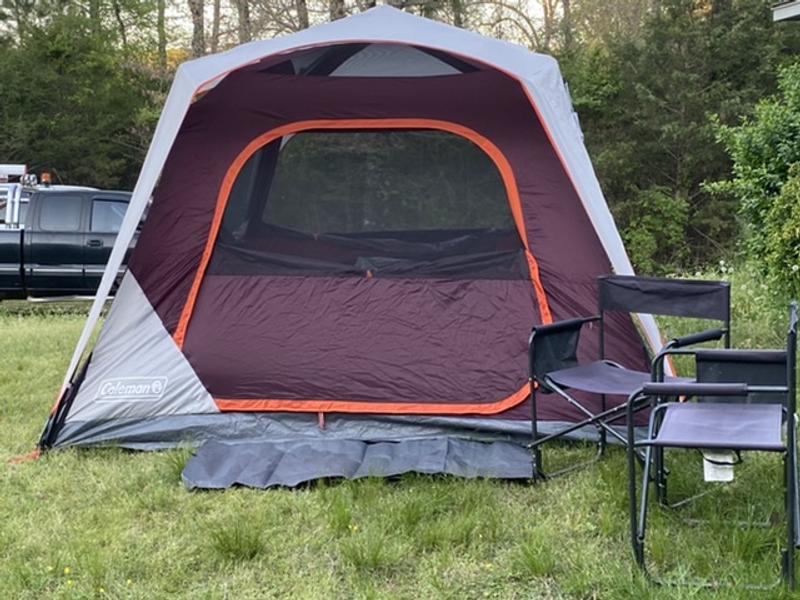 Coleman Skylodge 8-Person Instant Camping Tent, Blackberry