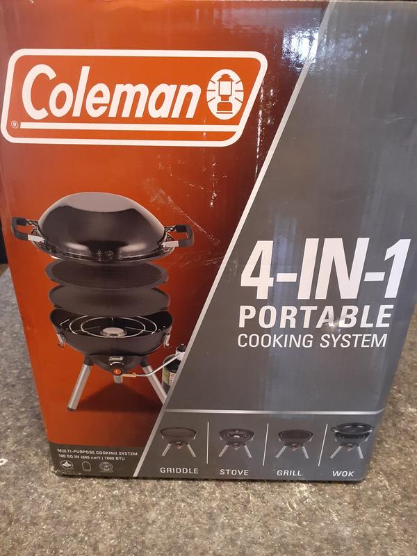 Coleman 1-Burner Propane Electronic Steel Outdoor Stove in the