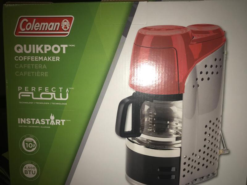 Coleman Camping Coffee Maker  Camping coffee maker, Camping coffee, Coffee  maker