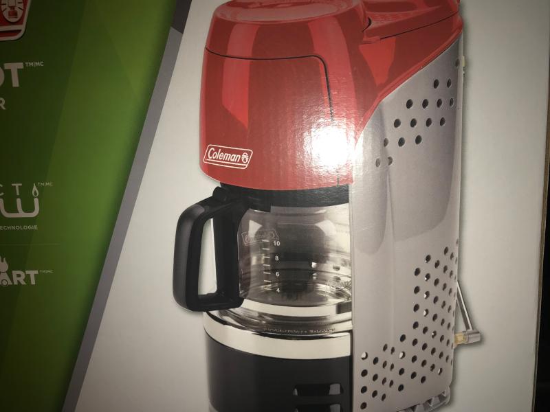 Coleman drip outlet coffee maker