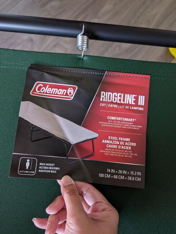 Coleman shop ridgeline iii