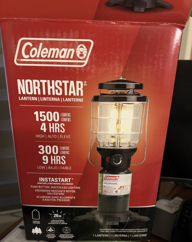 Coleman 1300 lumens, Gas Propane Camping Lantern 