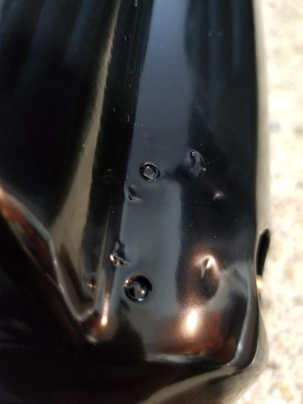 More dense next to the adjusting for gas flow