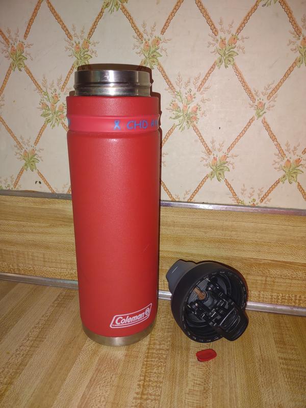 24 Oz Custom Coleman® Freeflow Stainless Steel Hydration Bottles