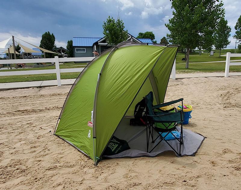 Coleman compact shade shelter sale