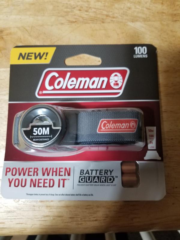 COLEMAN DIVIDE 275 LUMENS HEADLAMP BRAND NEW BATTERIES INCLUDED NEW 