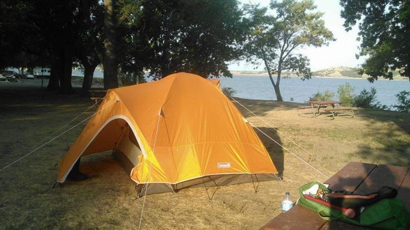 Camping Tents Canopies Sporting Goods Coleman Hooligan 3 Person Tent Gold
