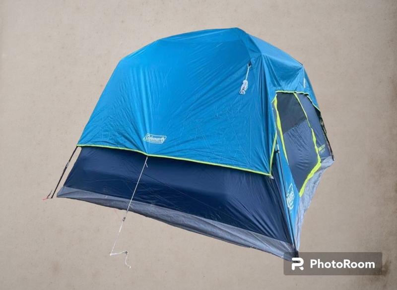 Coleman Easy Setup Dark Room Tent with Sunlight Blocker and