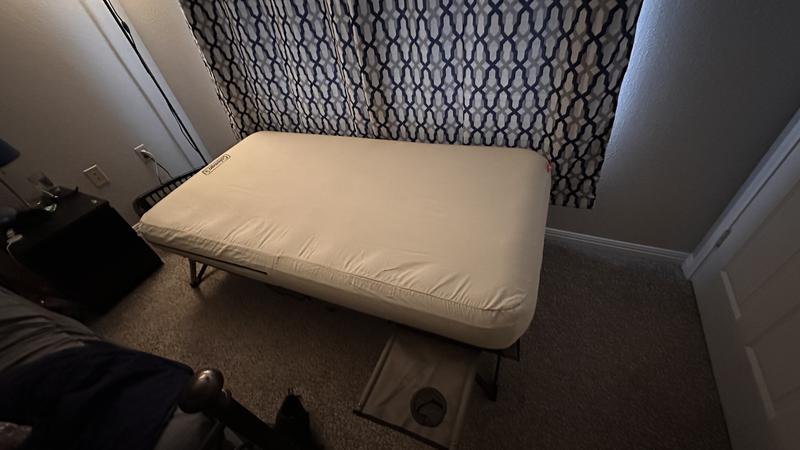 Twin airbed outlet cot