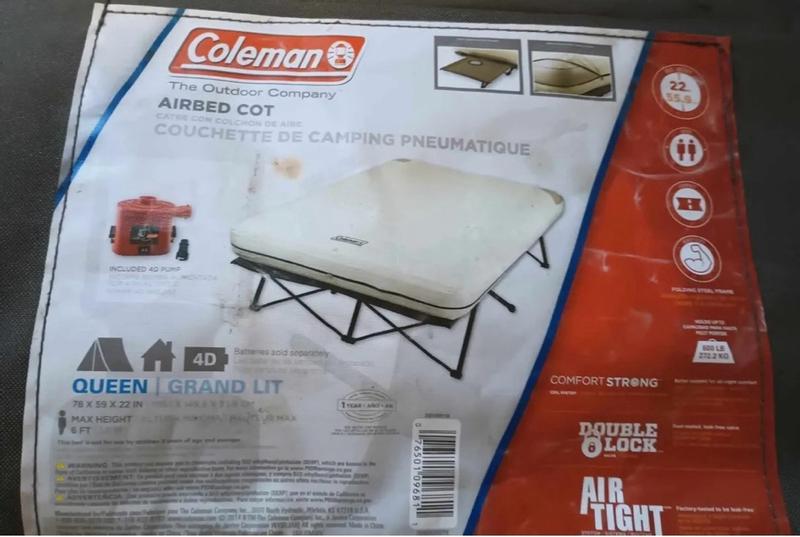 Airbed Cot Queen Coleman