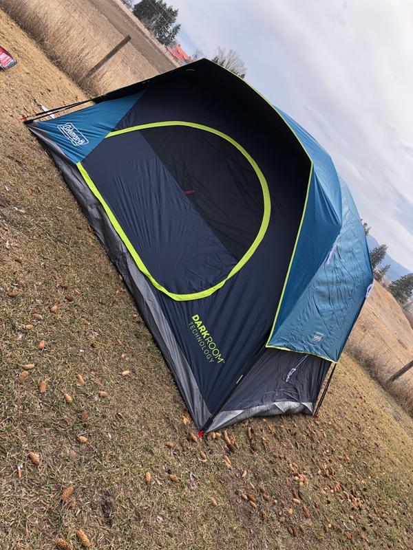 8 Person Dark Room Skydome Camping Tent Coleman