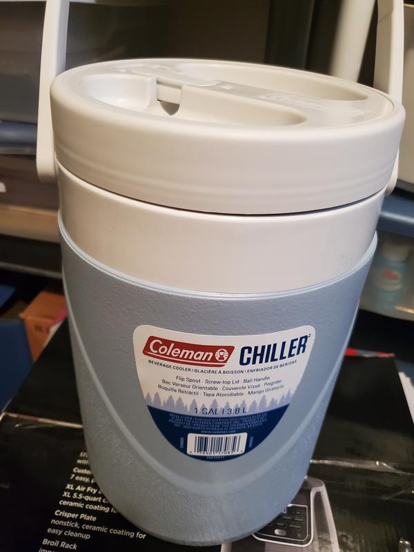 Coleman Chiller 2-Gallon Stacker Water Cooler Jug, Fog Blue