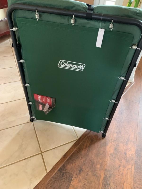 Coleman store cot green