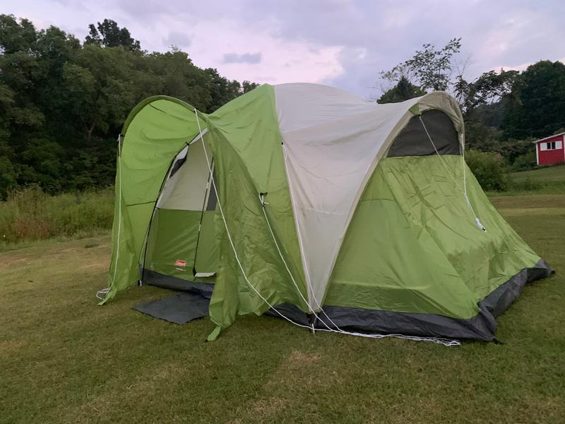 Coleman Montana Camping Tent, Green, 12' x 7