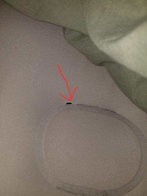 This mattress is fairly new, only been in use for 3months!