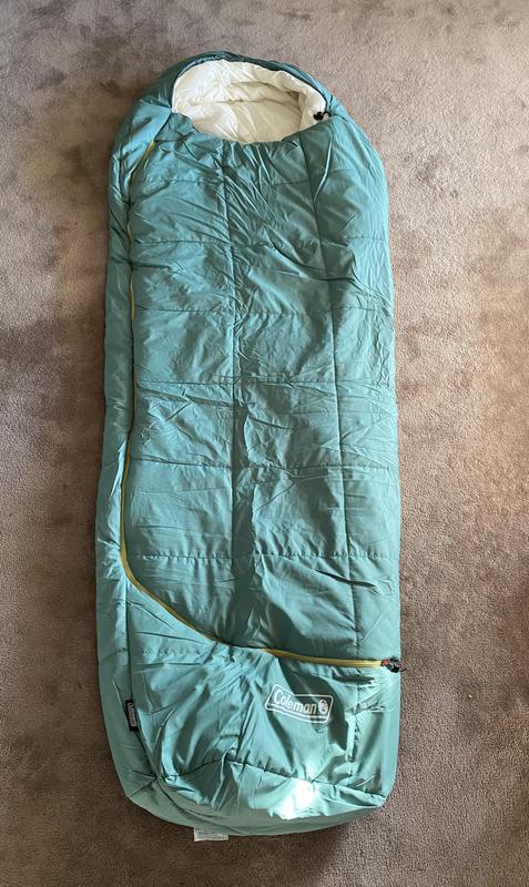 Coleman Big Bay Contour Sleeping Bag: 40F Synthetic - Hike & Camp