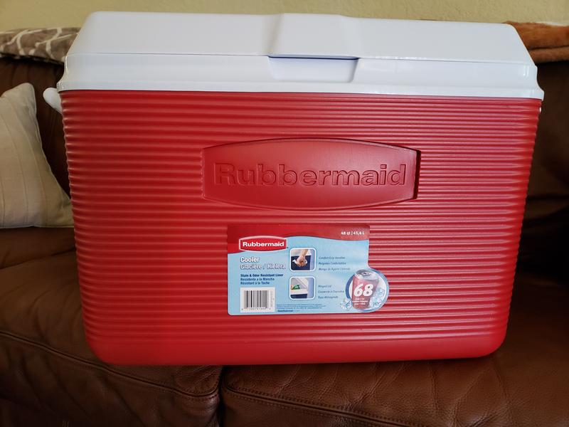 Reviews for Rubbermaid 48 Modern Red Ice Chest Cooler Pg
