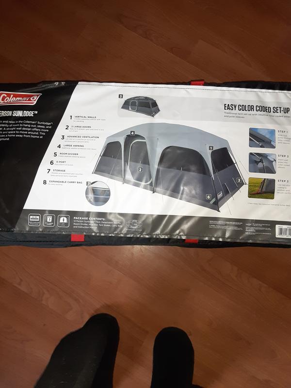 Coleman 10-person Sunlodge Camping Tent