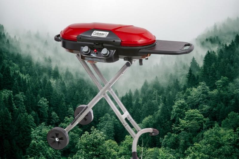 Coleman Road trip 285-Sq in Red Portable Grill in the