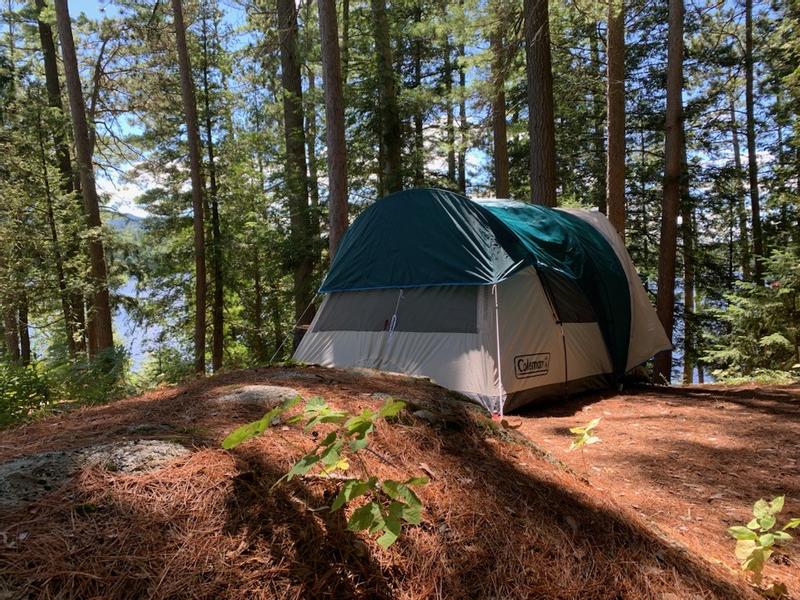 Coleman tent with clearance porch