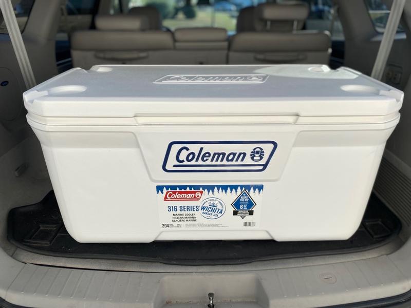 Coleman Coleman 316 White 120-Quart Insulated Marine Cooler at