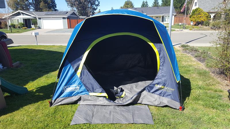 Coleman 4 person 2025 dark room tent