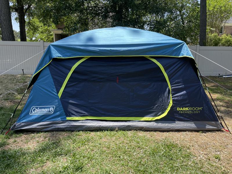 Coleman 8 person dark room outlet tent