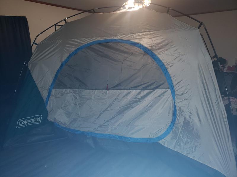 Coleman Skydome Tente de camping 8 personnes avec moustiquaire Gris roche