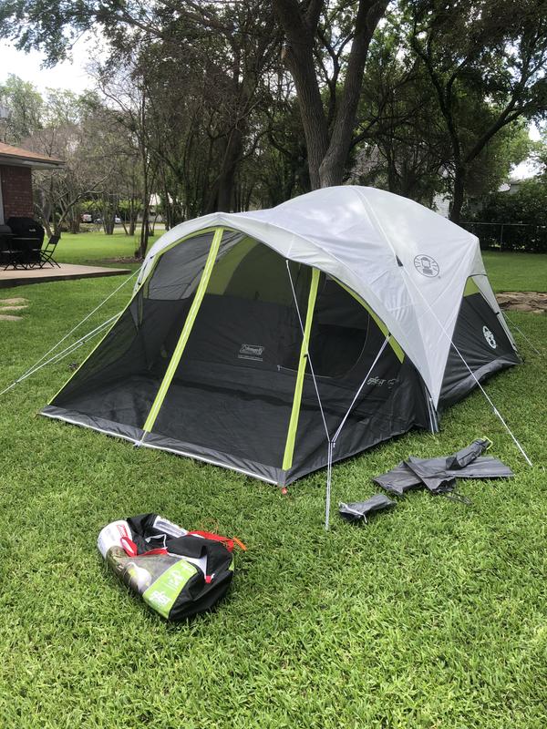 Coleman steel creek 6 person 2025 fast pitch dome with screenroom