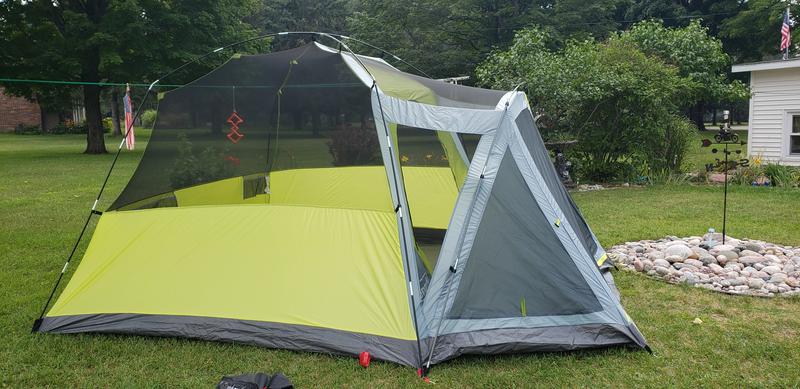 Skydome 6 Person Camping Tent with Screen Room Rock Grey Coleman