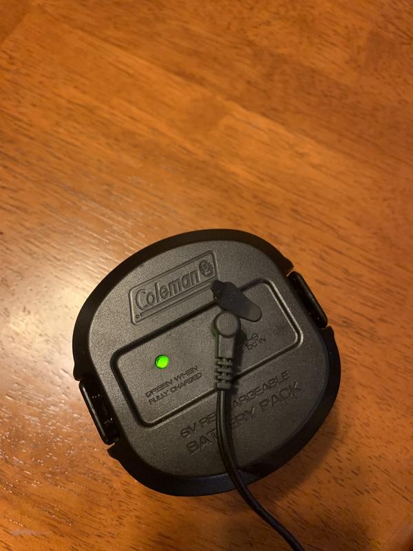 Battery shows fully charged