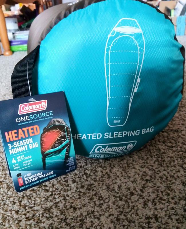 Battery powered sleeping outlet bag