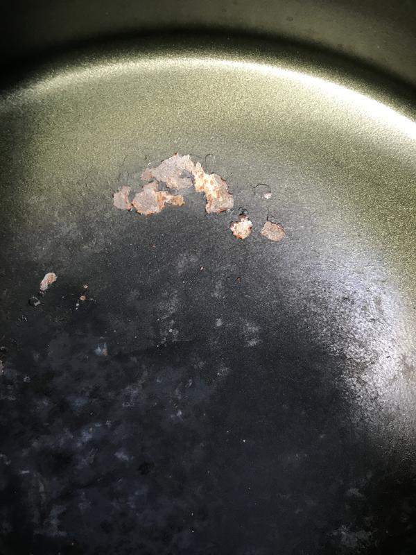 Every single pot is ruined after one use