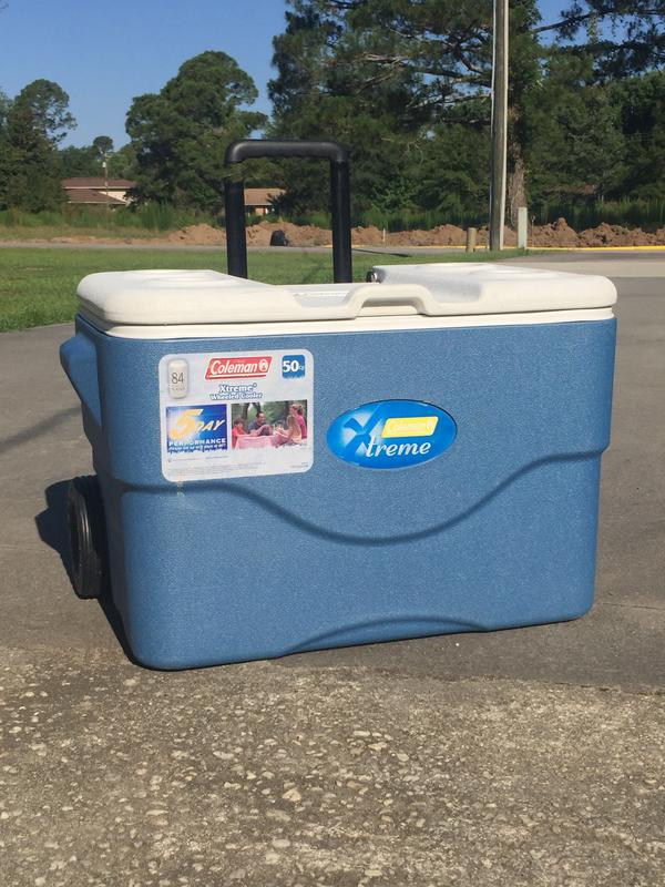 Coleman® 50-Quart Xtreme® 5-Day Hard Cooler with Wheels