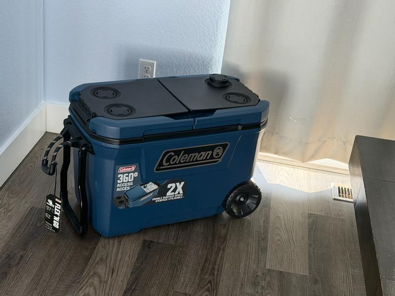 Flex 'N Go™ 62-Quart Wheeled Cooler | Coleman