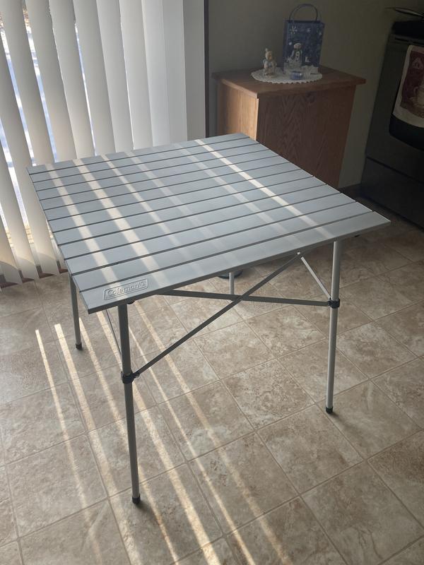 Compact Roll Top Aluminum Camping Table Coleman