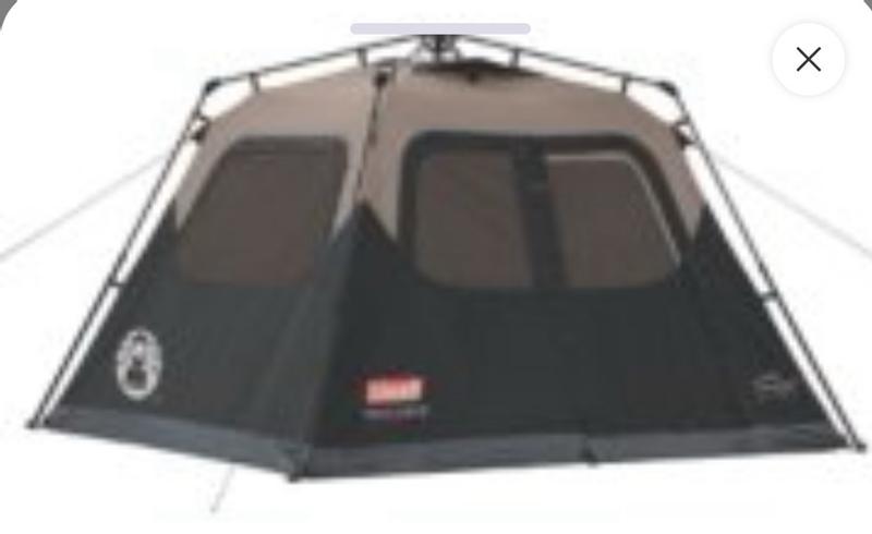 Coleman 6 person on sale pop up tent